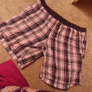 Plaid Zoey and Beth plus shorts